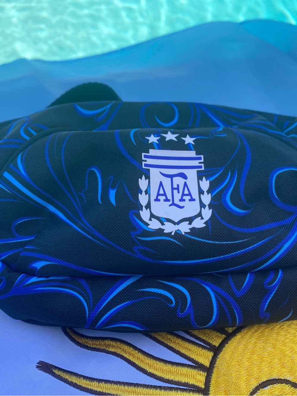 AFA Argentina Crest Black & Blue Waist Bag - Picture 4 of 6